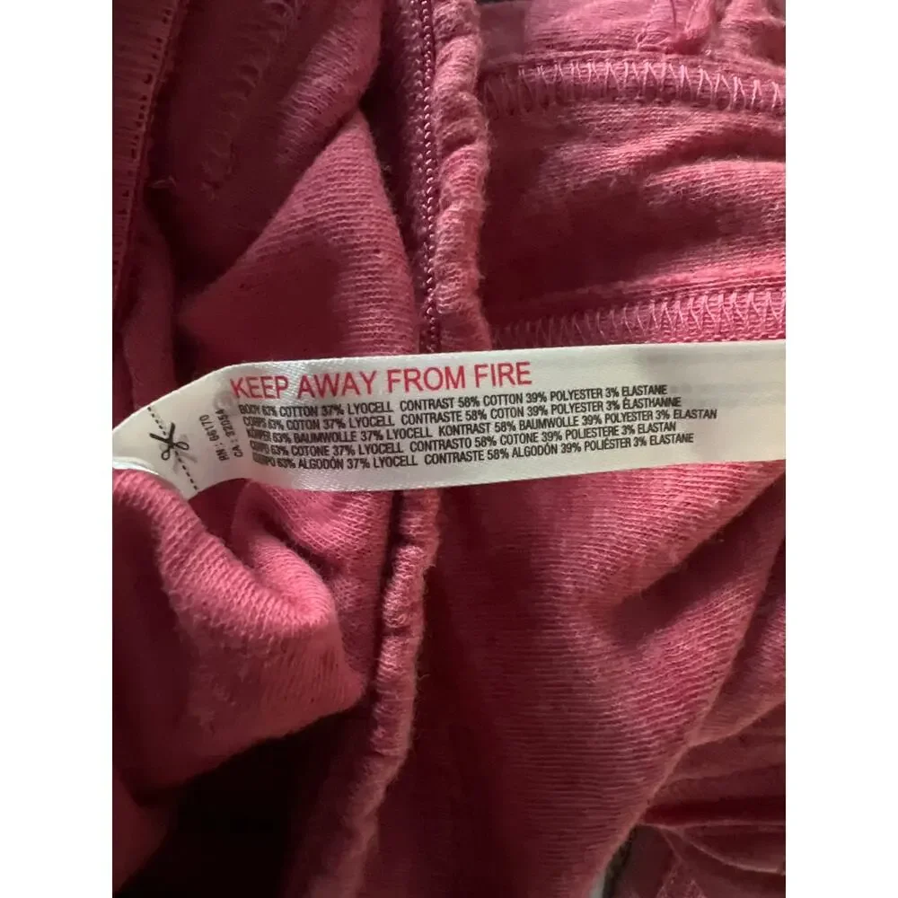 NWOT Free People Intimately Wait A Minute Barrel Pants | Slate Rose | Size S - Picture 8 of 8